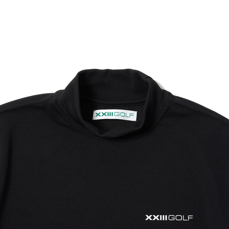 LOGO HIGH NECK S/S TEE BLACK