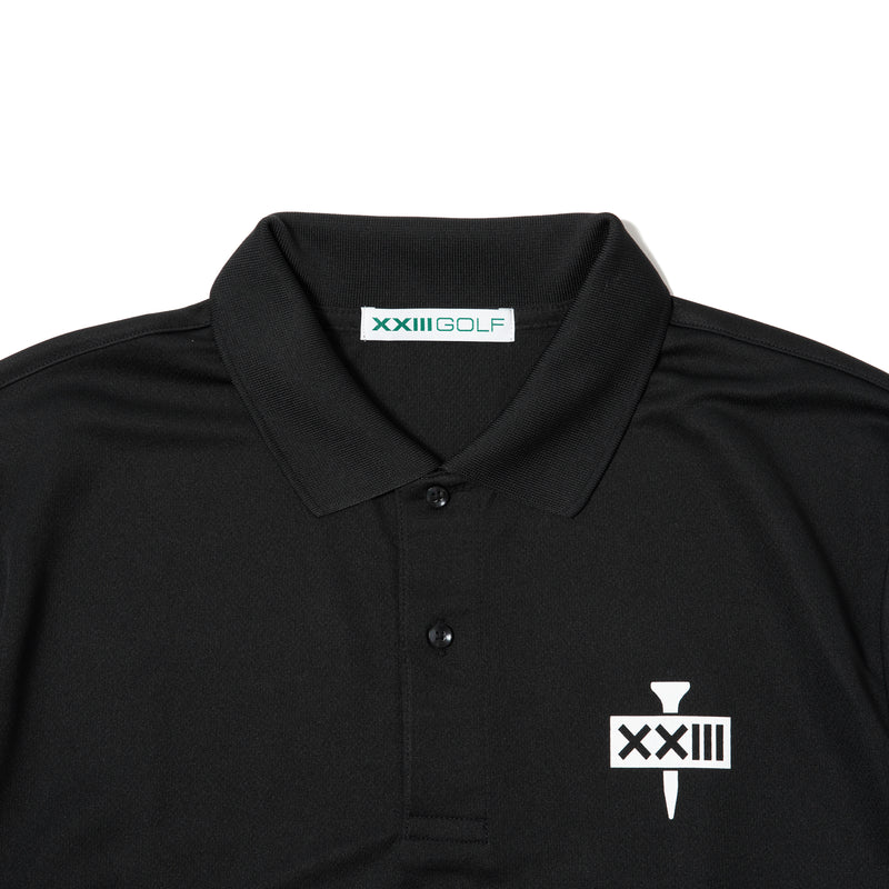 GOLF TEE DRY POLO SHIRTS BLACK