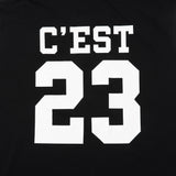 GOAT 23 LOGO NO SLEEVE TEE BLACK