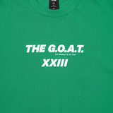 GOAT 23 LOGO S/S TEE GREEN