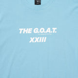 GOAT 23 LOGO S/S TEE L BLUE