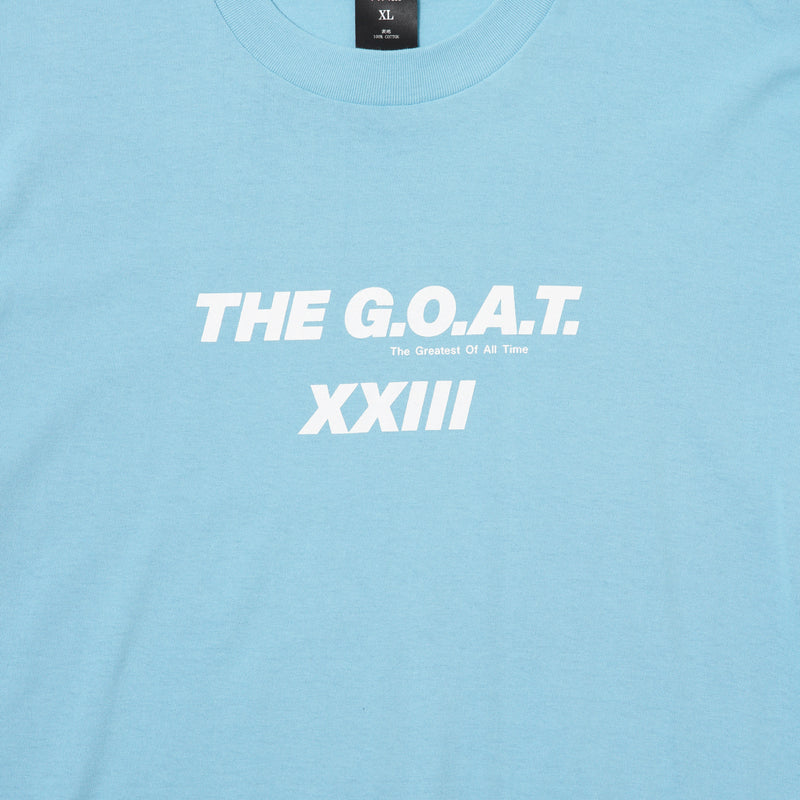 GOAT 23 LOGO S/S TEE L BLUE