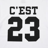 GOAT 23 LOGO S/S TEE WHITE