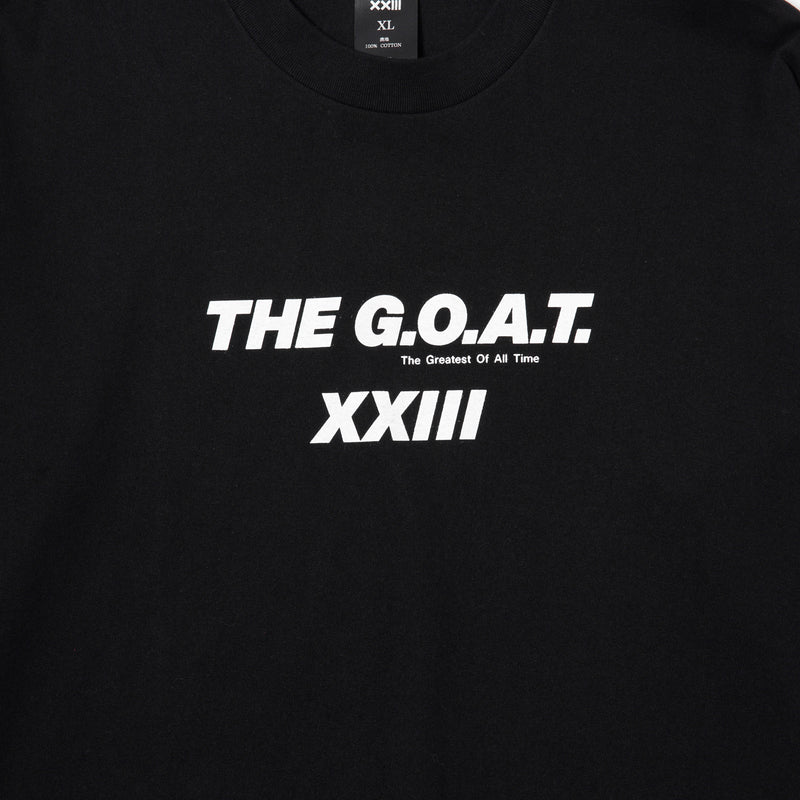 GOAT 23 LOGO L/S TEE BLACK