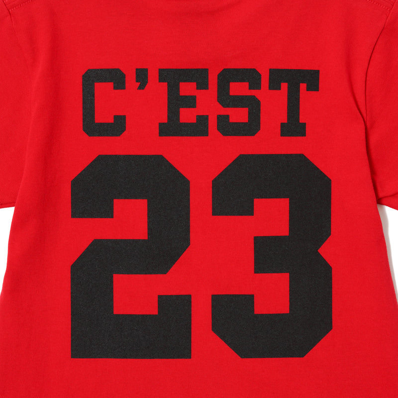 GOAT 23 LOGO KIDS TEE RED