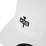 ADJUSTABLE GOLE TEE NYLON CAP WHITE