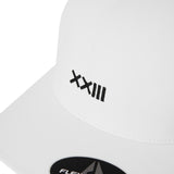 ADJUSTABLE CLASSIC LOGO NYLON CAP WHITE