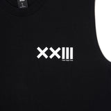 CLASSIC LOGO NO SLEEVE TEE BLK