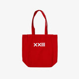 CANVAS BOOK CLASSIC TOTE BAG RED