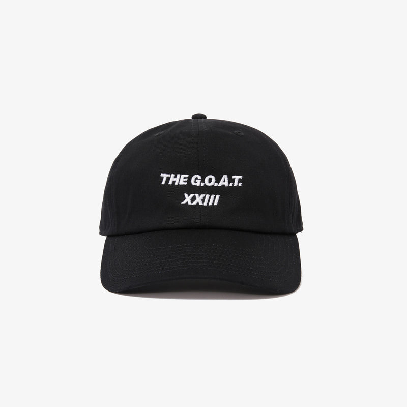 GOAT 23 LOGO CAP BLACK