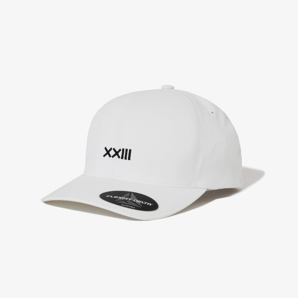 ADJUSTABLE CLASSIC LOGO NYLON CAP WHITE