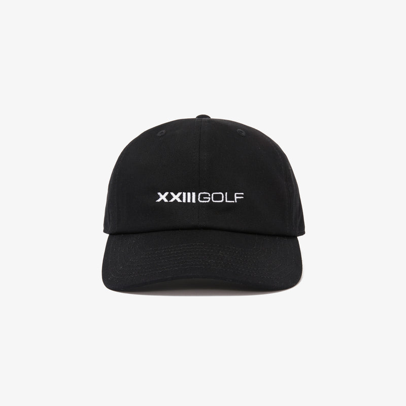 LOGO GOLF CAP BLACK