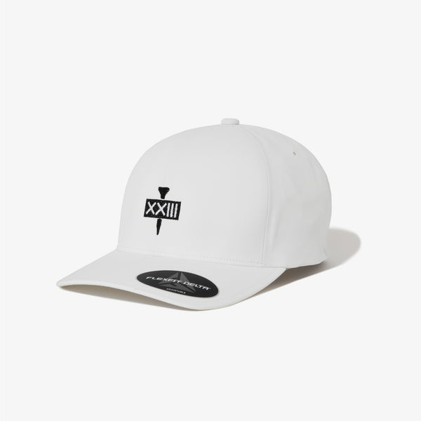 ADJUSTABLE GOLE TEE NYLON CAP WHITE