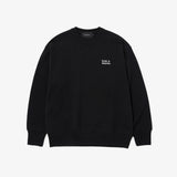 PATCH BOX LOGO CREW SWEAT BLK