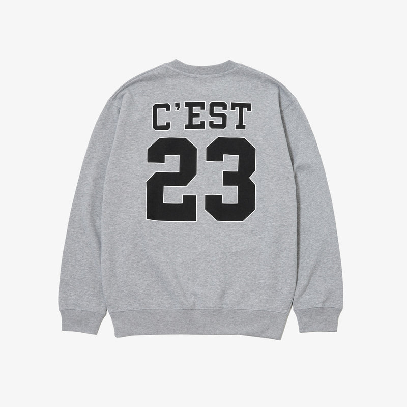 XXlll 23 CREW SWEAT GRAY