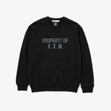 PROPERTY CREW SWEAT BLACK