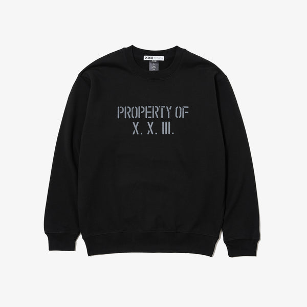 PROPERTY CREW SWEAT BLACK