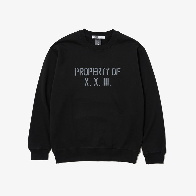 PROPERTY CREW SWEAT BLACK