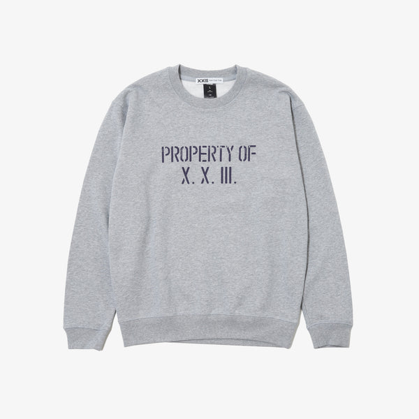 PROPERTY CREW SWEAT GRAY
