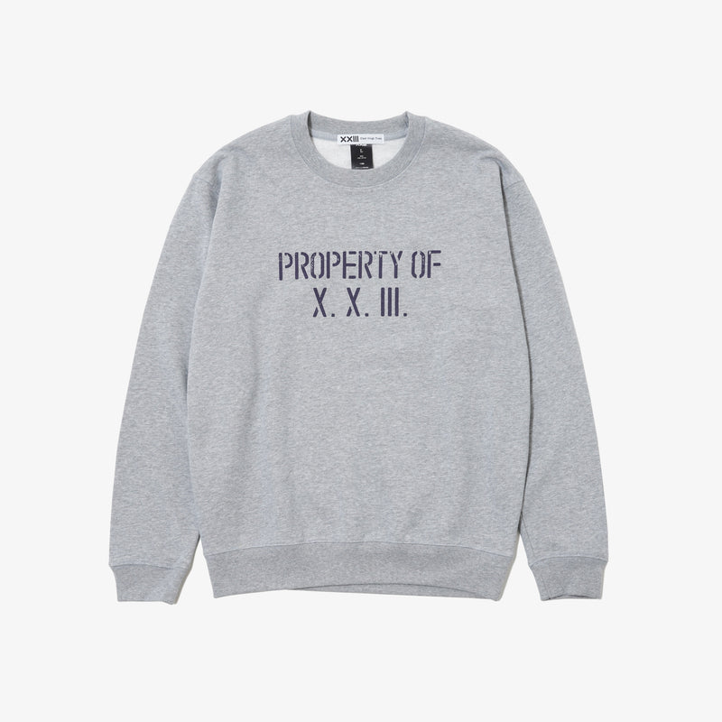PROPERTY CREW SWEAT GRAY