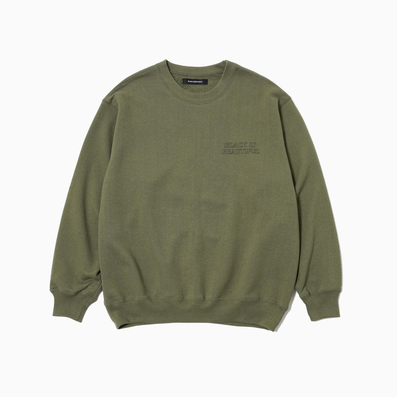 TSURIAMI CREW SWEAT OLIVE