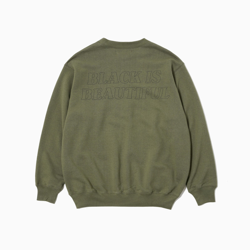 TSURIAMI CREW SWEAT OLIVE