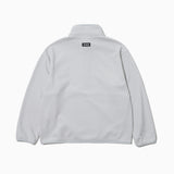 PILE FLEECE HALF ZIP PULLOVER STEAM