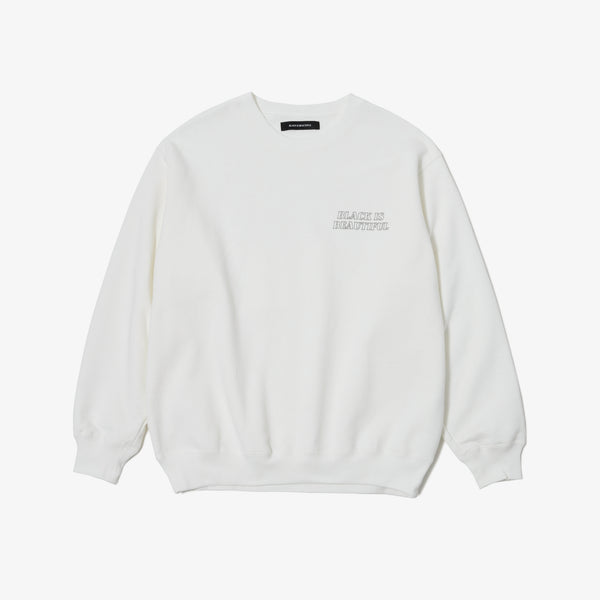 TSURIAMI CREW SWEAT WHITE GRAY