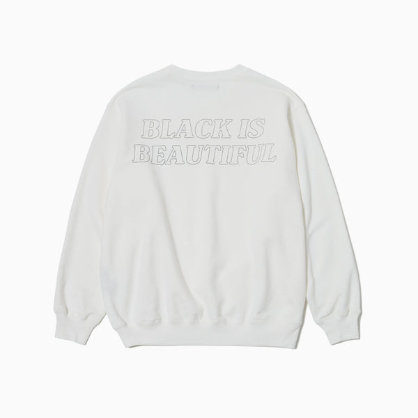 TSURIAMI CREW SWEAT WHITE GRAY