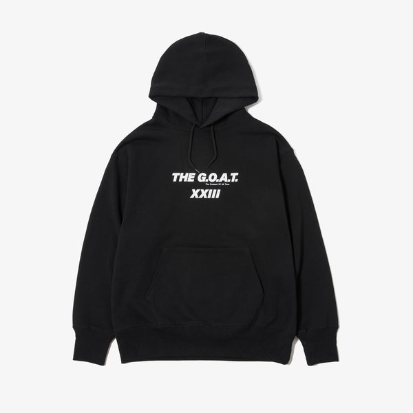 GOAT 23 LOGO SWEAT HOODIE BLACK