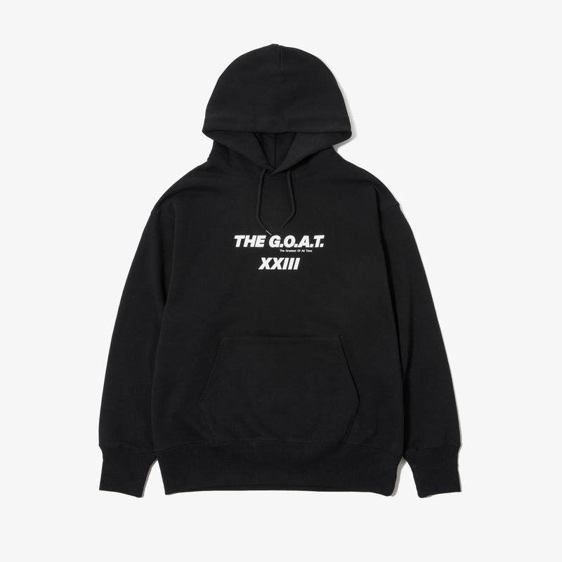 GOAT 23 LOGO SWEAT HOODIE BLACK