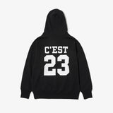 GOAT 23 LOGO SWEAT HOODIE BLACK