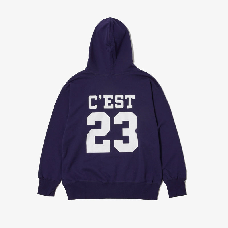 GOAT 23 LOGO SWEAT HOODIE NAVY