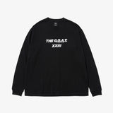 GOAT 23 LOGO L/S TEE BLACK