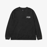 GARMENT DYE L/S TEE V BLACK