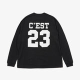 GOAT 23 LOGO L/S TEE BLACK