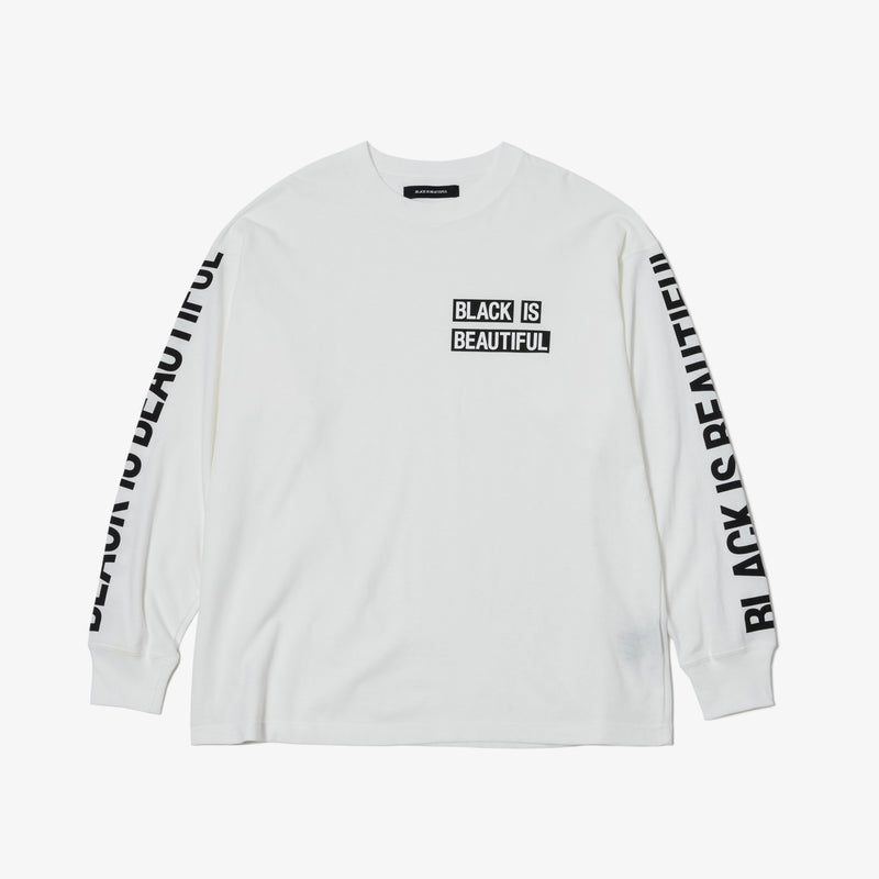 SCRIPT LOGO TSURITEN L/S TEE WHITE