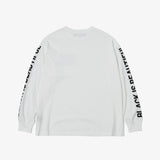 SCRIPT LOGO TSURITEN L/S TEE WHITE