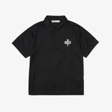 GOLF TEE DRY POLO SHIRTS BLACK