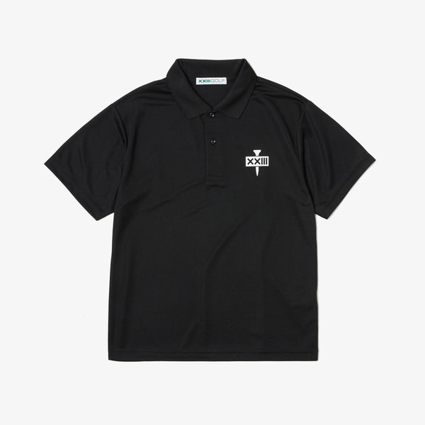 GOLF TEE DRY POLO SHIRTS BLACK – XXIII C'EST VINGT-TROIS