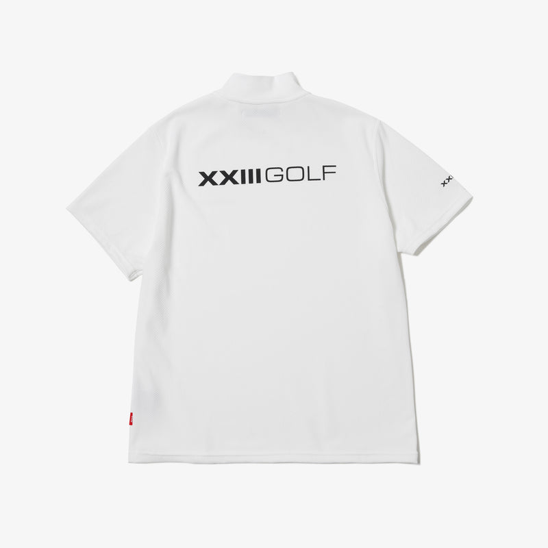 LOGO HIGH NECK S/S TEE WHITE