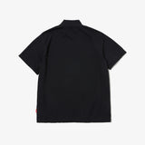 GOLF CLUB HIGH NECK S/S TEE BLACK