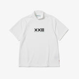 GOLF CLUB HIGH NECK S/S TEE WHITE