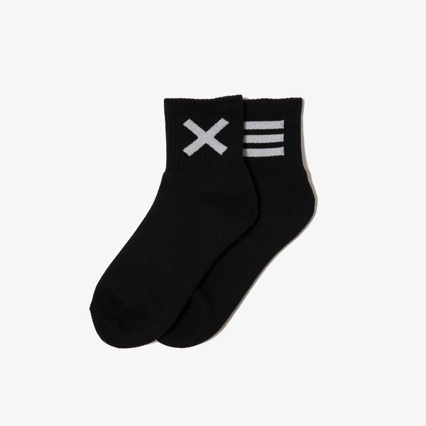 SHORT SOCKS BLK – XXIII C'EST VINGT-TROIS