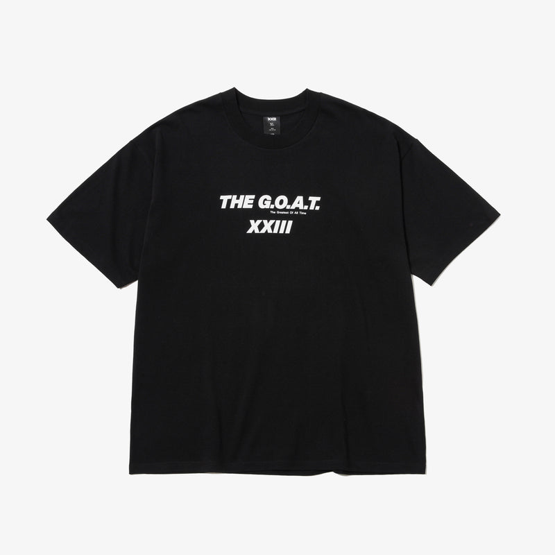 GOAT 23 LOGO S/S TEE BLACK