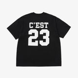 GOAT 23 LOGO S/S TEE BLACK