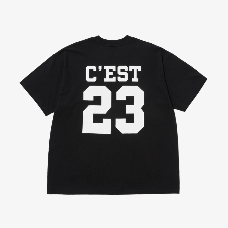 GOAT 23 LOGO S/S TEE BLACK