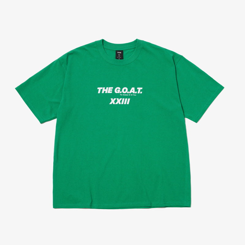 GOAT 23 LOGO S/S TEE GREEN