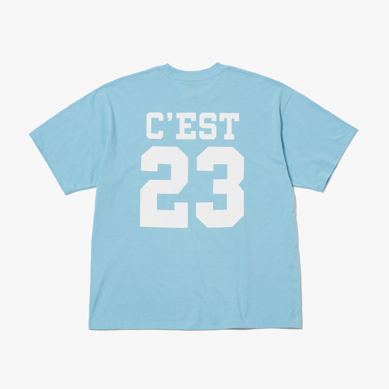 GOAT 23 LOGO S/S TEE L BLUE