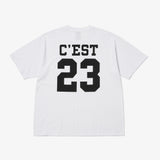 GOAT 23 LOGO S/S TEE WHITE